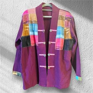 🔔 🎶 🎵 Rare Handmade Patchwork Jacket with Qing Dynasty Coins & Soothing Bells